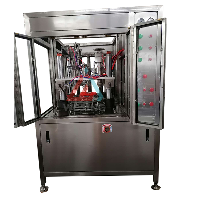 Dubbeleenheid-insetklepmasjien