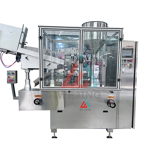 მილის შევსების და დალუქვის მანქანა პლასტმასის მილებისა და კომპოზიტური მილებისთვის