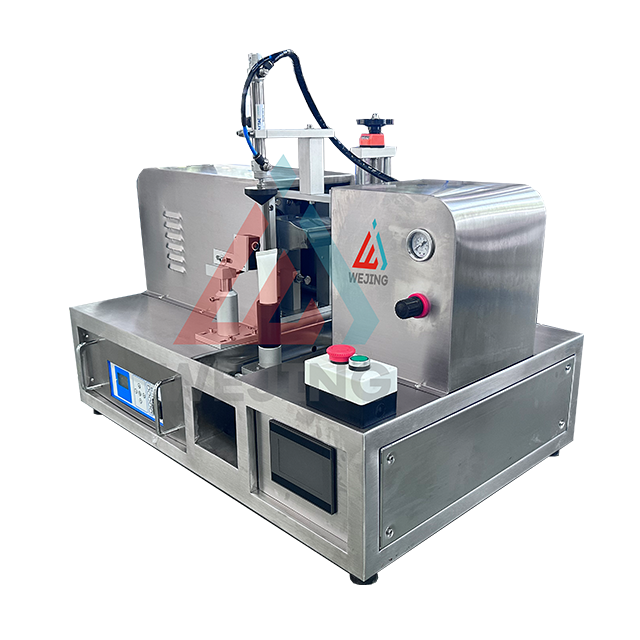 Quvurlar uchun kichik yarim avtomatik muhrlash mashinasi