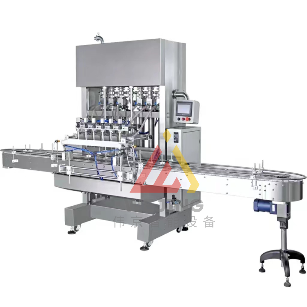 အလိုအလျောက် မျိုးစုံ 4 6 8 10 အလုံးခေါင်းများ Nozzles Linear Straight Line Piston Shampoo Liquid Soap အလှကုန်ဖြည့်စက်