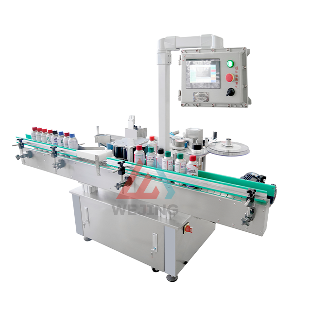 Mesin Pelekat Pelabelan untuk Talian Pengisian Aerosol 