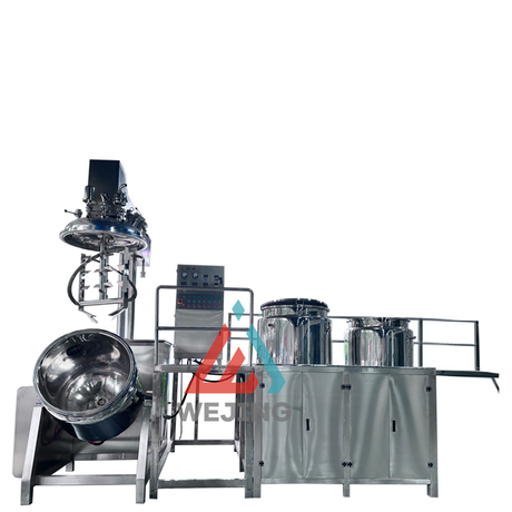 300L ஹைட்ராலிக் லிஃப்ட் வெற்றிடத்தை ஒரே மாதிரியாக்கும் குழம்பாக்கி வெப்பமாக்கல் செயல்பாடு