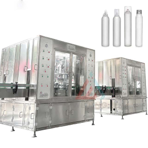 Deodorant Spray Vulmachine Productielijn Luchtverfrisser Aerosol Spray Vulmachine Sluitmachine