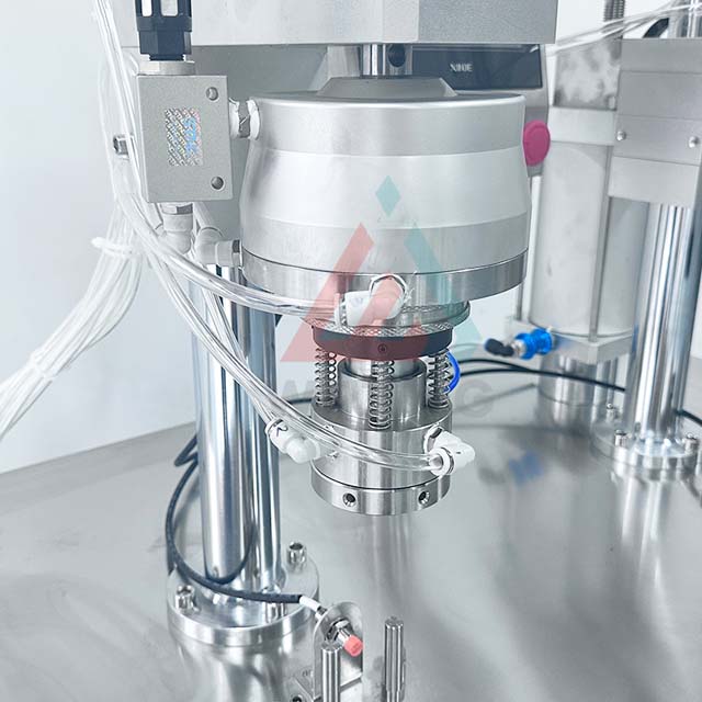 Semi-automatische BOV-spuitbusvulmachine met drukdetectiemeter