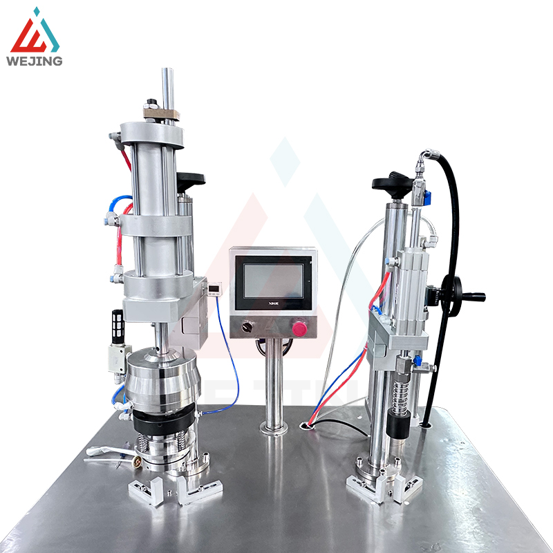 WJERZ-650 Semi automatic aerosol BOV ekyuma ekijjuza omukka n’ekyuma ekikuba Outer-crimping