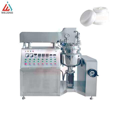 emulsifier homoosious ដែលមានដើមកំណើតចំនួន 50l សម្រាប់ផលិតផលខ្នាតតូចនៃឱសថស៊ីម៉ងត៍