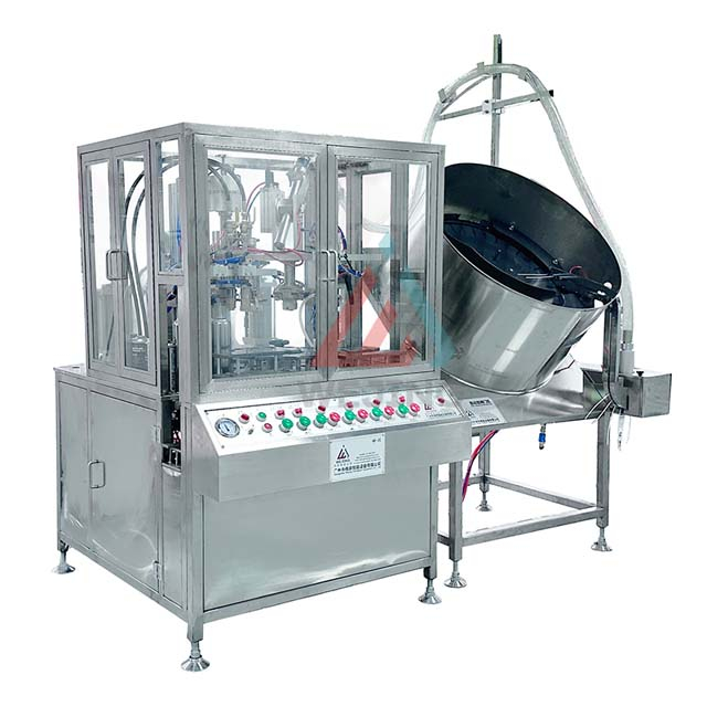 एयरोसोल स्प्रे उत्पादों के लिए स्वचालित एयरोसोल भरने की मशीन निर्माता सीधी बिक्री