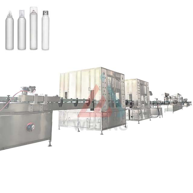 Mașină de acoperire cu etanșare de umplere cu aerosoli de mare viteză pentru deodorant pentru ododorant potrivit pentru cutiile cu aerosoli