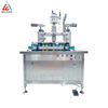 စက်ရုံစိတ်ကြိုက်ပြင်ဆင်ခြင်း Semi Automatic 3 in 1 Aerosol Can Filling Machine Spray Paint Sealing Machine