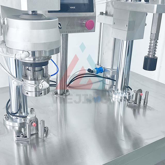 व्हॉल्व्ह एरोसोल फिलिंग मशीनवर चीनी उत्पादक थेट विक्री अर्ध स्वयंचलित बोव्ह बॅग