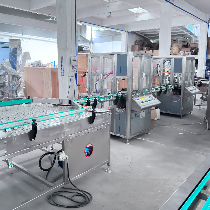 Лінія аўтаматычнай машыны для напаўнення аэразоляў базавага тыпу 