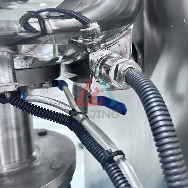 Змяшальнік для эмульгатараў 10 л Вакуумны змяшальнік для эмульгатараў з высокім зрухам з гідраўлічным пад'ёмам