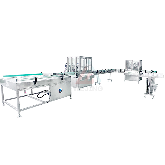 Потпуно аутоматска производна линија машина за пуњење Уштедите простор