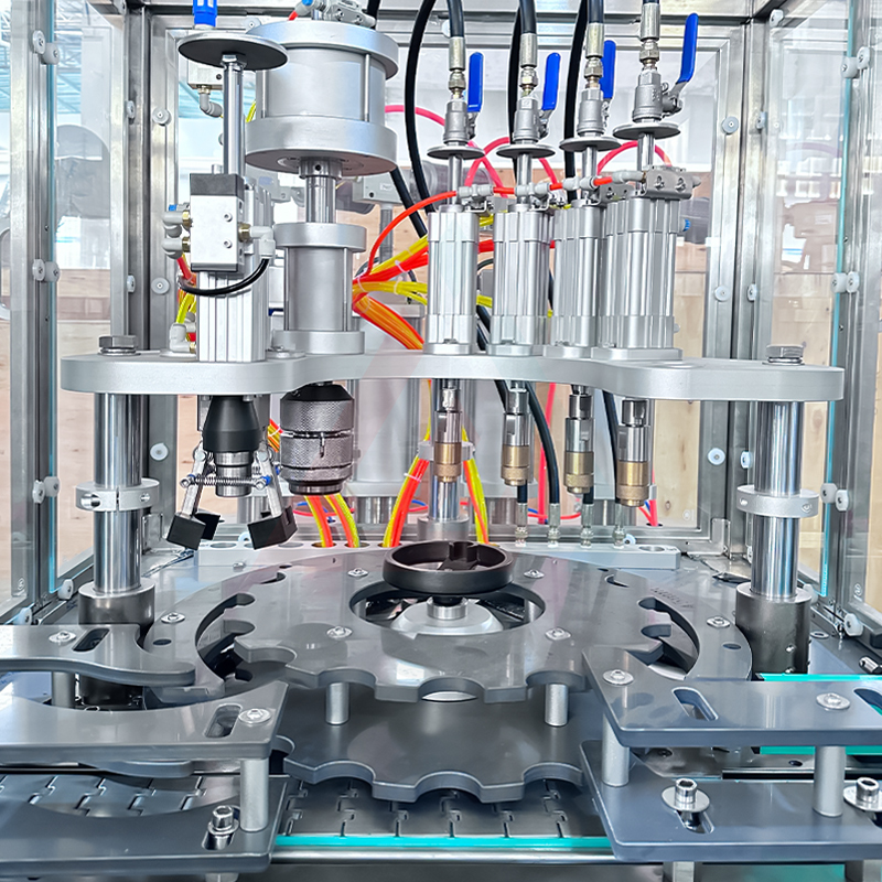 Лінія аўтаматычнай машыны для напаўнення аэразоляў базавага тыпу 