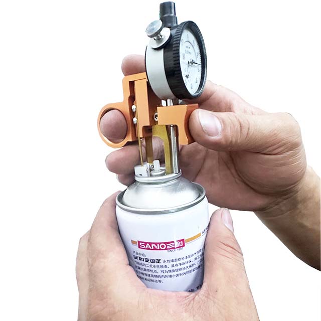 ஏரோசல் ஸ்ப்ரே கேன் உயரம் மற்றும் விட்டம் அளவிடும் கருவி