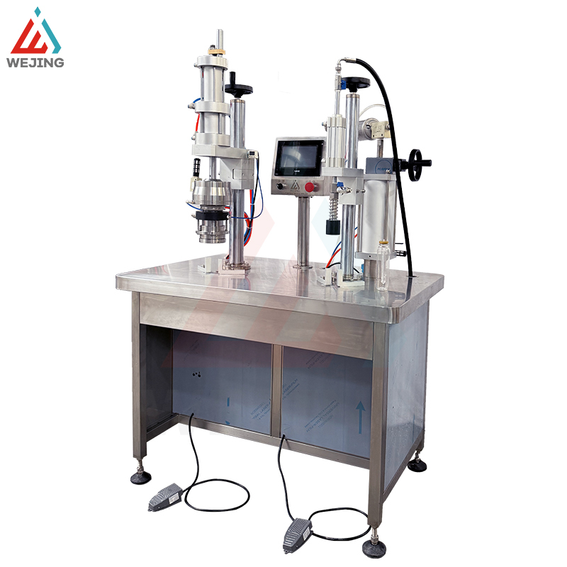 WJERZ-650 Semi automatic aerosol BOV ekyuma ekijjuza omukka n’ekyuma ekikuba Outer-crimping