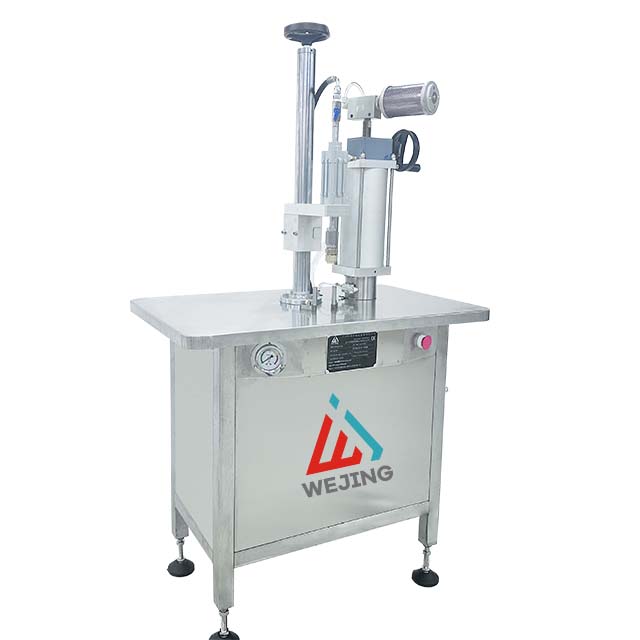 Semi Automatic Aerosol Gas Filling Machine Para sa Aerosol Spray Cans