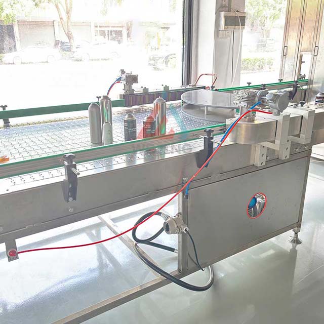 Производна линија машине за пуњење дезодоранса у спреју освеживача ваздуха Машина за пуњење аеросола у спреју