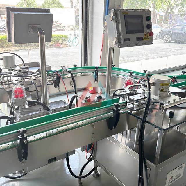 Производна линија машине за пуњење дезодоранса у спреју освеживача ваздуха Машина за пуњење аеросола у спреју