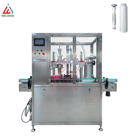 WJER-30 Electric Automatic BOV Aerosol Filling Machine na May Automatic Lifting Function